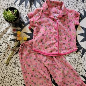 Wellie wishers America girl pink enchanted garden pajamas